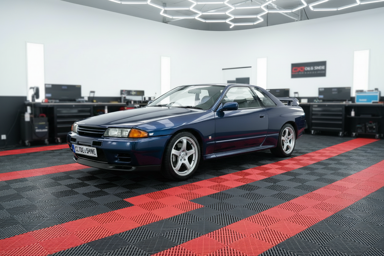 R32 GT-R Clyde and Shine Garage Tiles